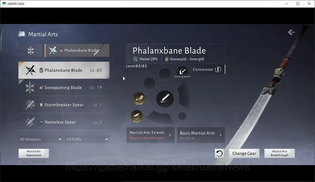 Where Winds Meet Accounts GLOBAL|Lv 95|25K GS|Elegy of Petals Set|Peaceful L image 7