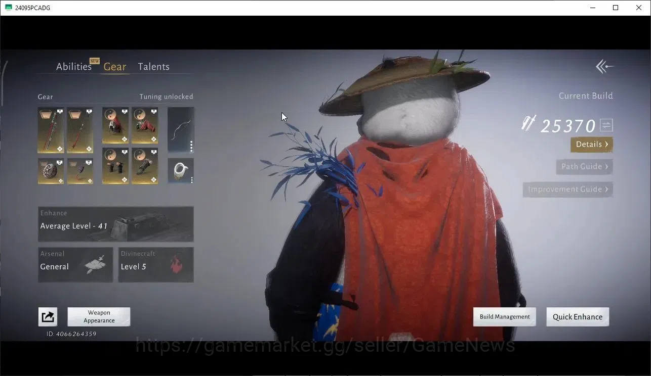 Where Winds Meet Accounts GLOBAL|Lv 95|25K GS|Elegy of Petals Set|Peaceful L image 9