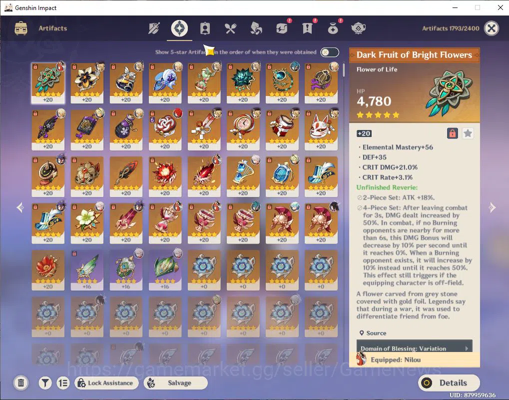 Genshin Impact Accounts ASIA |AR 55|5 Limit+5(*5WeP)|(Columbina,Navia,Nilo image 10
