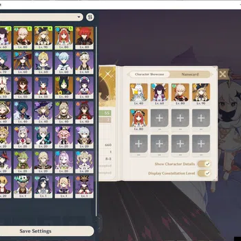 Genshin Impact Mid Game ASIA |AR 55|5 Limit+5(*5WeP)|(Columbina,Navia,Nilo image 1