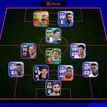 eFootball Accounts Legends & Iconic Players Mobile |PW 2795|BIGT Halland,Epic VanBommel,Shwt IbrahimMaza Messi,etc|Coach