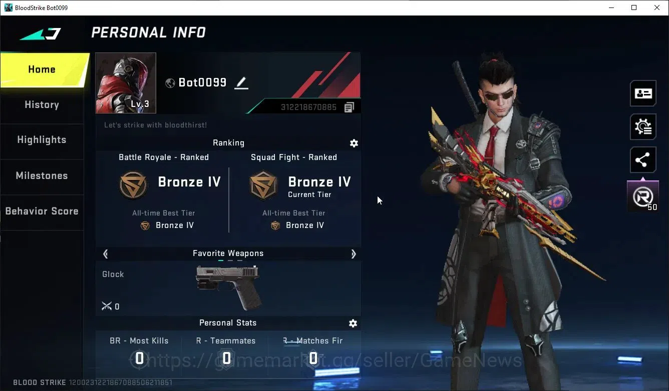 Blood Strike Accounts ASIA|COLLAB TOKRAV HK416-Mikey+BLEACH Byakuya|2 UL image 2