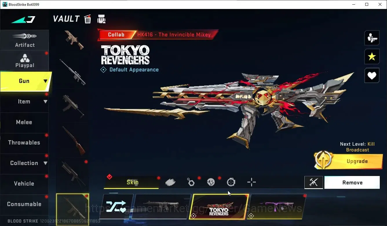 Blood Strike Accounts ASIA|COLLAB TOKRAV HK416-Mikey+BLEACH Byakuya|2 UL image 7