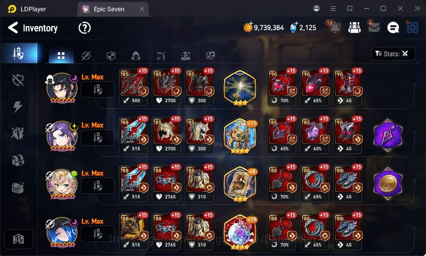 Epic Seven Accounts Global Unverif | 4ML | Vildred | Tieria | Lilibet  image 13