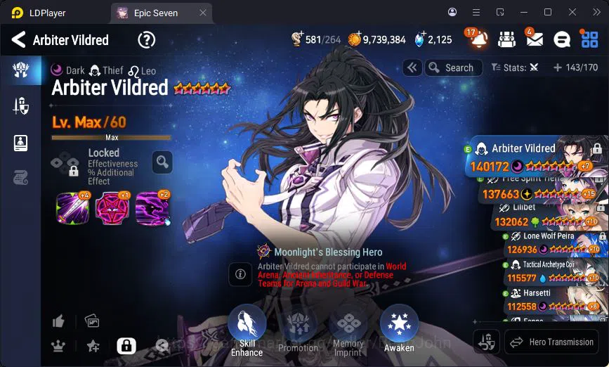 Epic Seven Accounts Global Unverif | 4ML | Vildred | Tieria | Lilibet  image 17