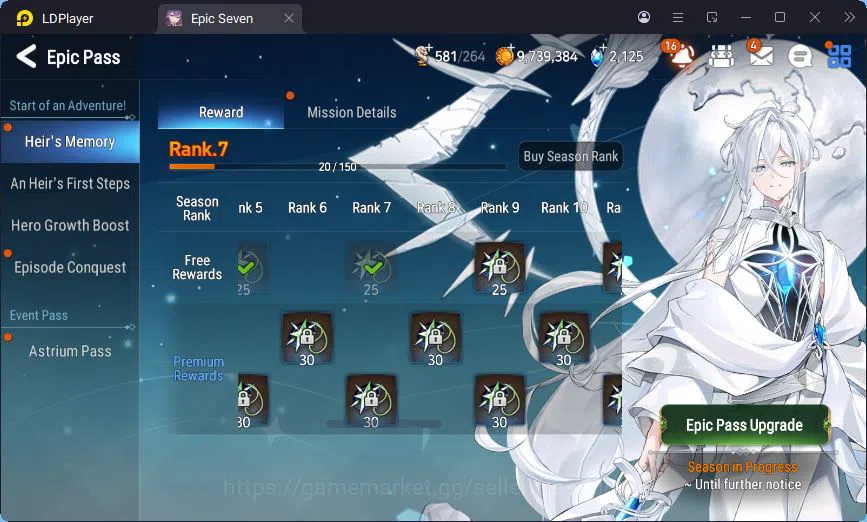 Epic Seven Accounts Global Unverif | 4ML | Vildred | Tieria | Lilibet  image 5
