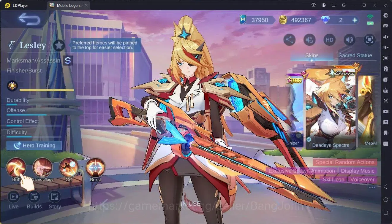 Mobile Legends: Bang Bang Accounts Global|Hero 132|Skin467|MEGA| Legend Alu,Saber| EX image 3