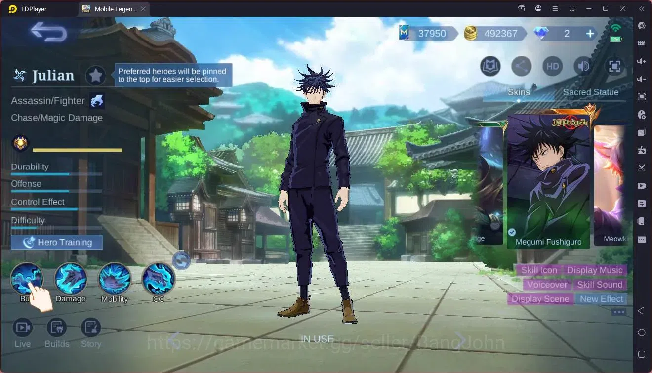 Mobile Legends: Bang Bang Accounts Global|Hero 132|Skin467|MEGA| Legend Alu,Saber| EX image 5