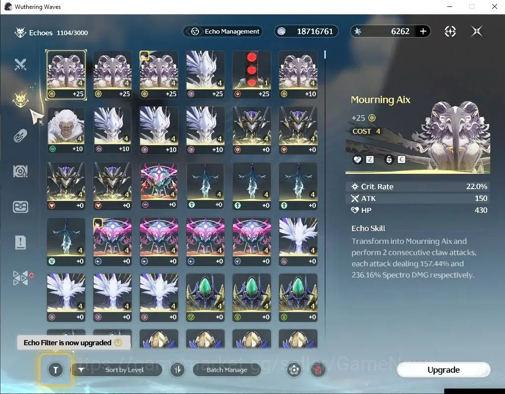 Wuthering Waves Accounts SEA|UL 48|2 Limited| Lucy R6+Sign,Rebecca |6,2K As image 6