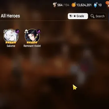 Epic Seven Accounts Starter GLOBAL UnVerif|NewEra| 2 ML (Salome,Remnant Violet)+Cecilia,Chloe,Iseria,etc|4,8K