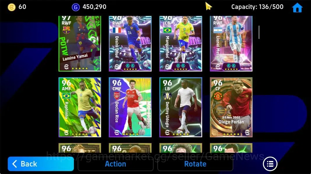 eFootball Accounts Mobile|Big time Diego Forlan,Roberto Baggio,Carles image 14