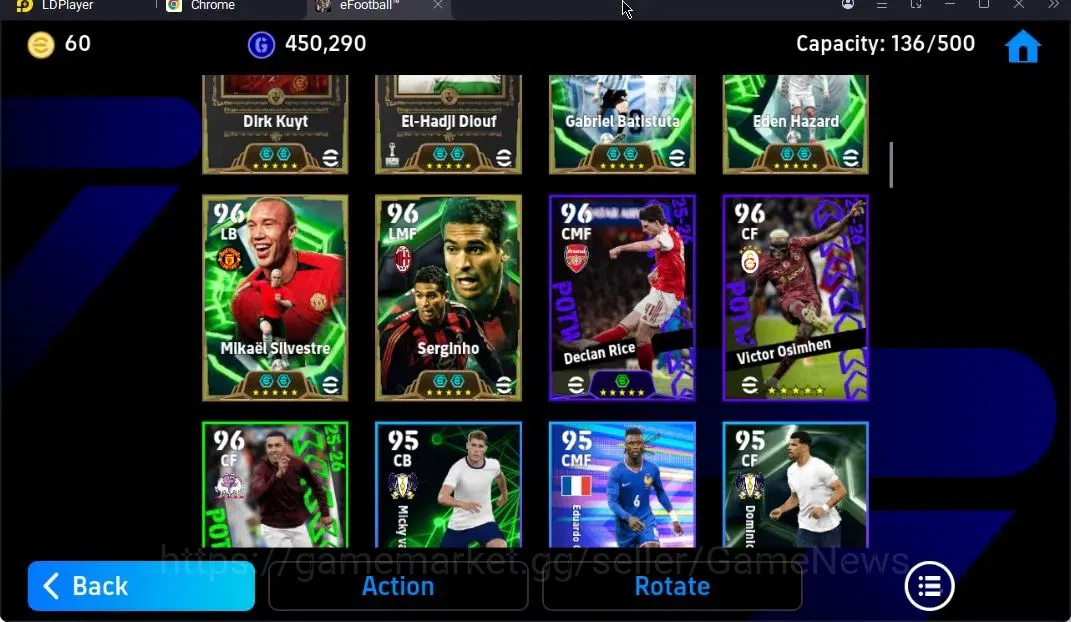 eFootball Accounts Mobile|Big time Diego Forlan,Roberto Baggio,Carles image 15