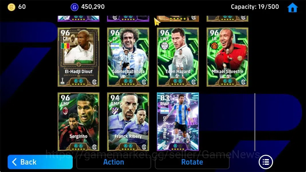 eFootball Accounts Mobile|Big time Diego Forlan,Roberto Baggio,Carles image 7