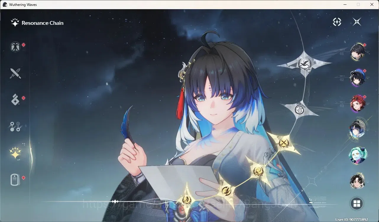 Wuthering Waves Accounts Starter SEA|UL 49|Rank 5| 2 Char Limited[ Yangyagn:Xuanling RC4)]+Sign,Rebecca | Mc Female 3