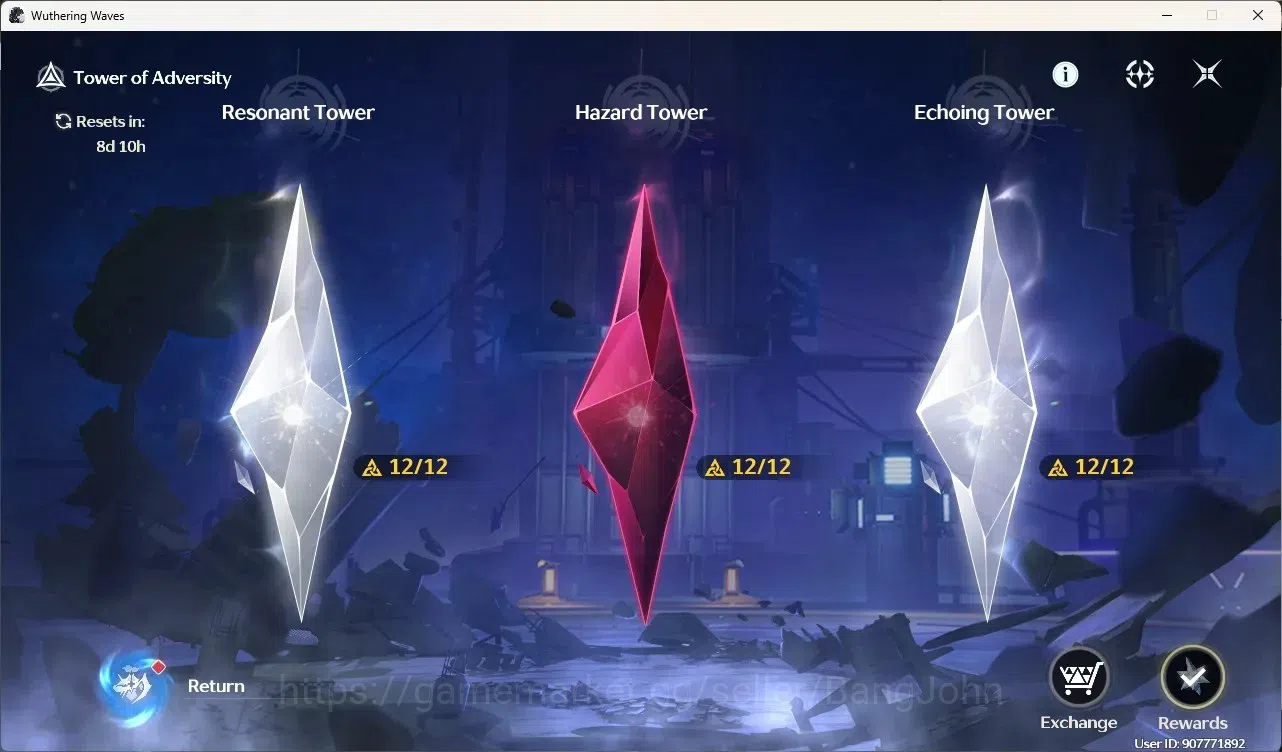 Wuthering Waves Accounts Starter SEA|UL 49|Rank 5| 2 Char Limited[ Yangyagn:Xuanling RC4)]+Sign,Rebecca | Mc Female 5