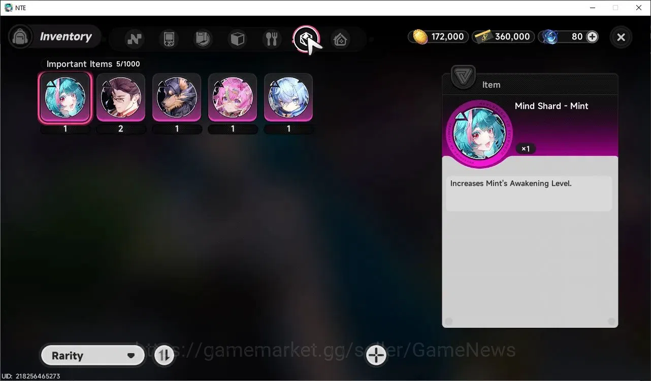 Neverness to Everness Accounts Global NA|HL 3|1 SSR Limited Nanally + Selector On image 7