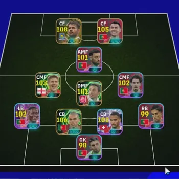eFootball Accounts Legends & Iconic Players Android|7 Epic Diego Costa,Pepe,Didier Drogba,Cristiano Ronaldo|6 ShowTime Nuno