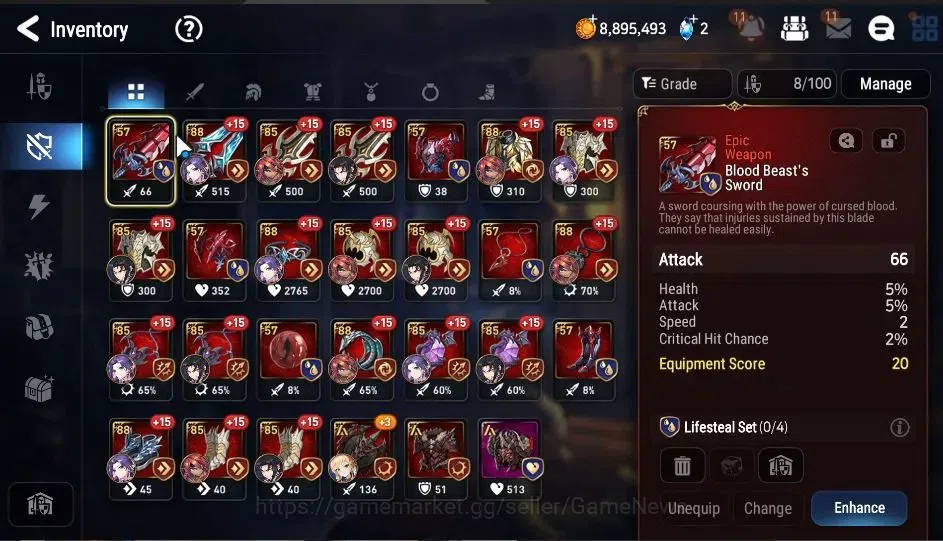 Epic Seven Accounts GLOBAL|UnVerif|New Era|2 ML(LOT Scales,MA Ken)+Set image 16