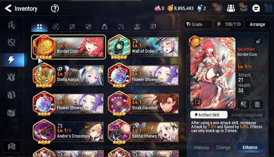 Epic Seven Accounts GLOBAL|UnVerif|New Era|2 ML(LOT Scales,MA Ken)+Set image 17