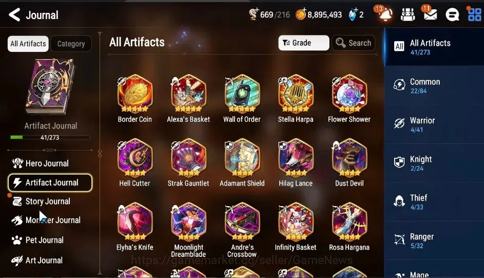 Epic Seven Accounts GLOBAL|UnVerif|New Era|2 ML(LOT Scales,MA Ken)+Set image 6