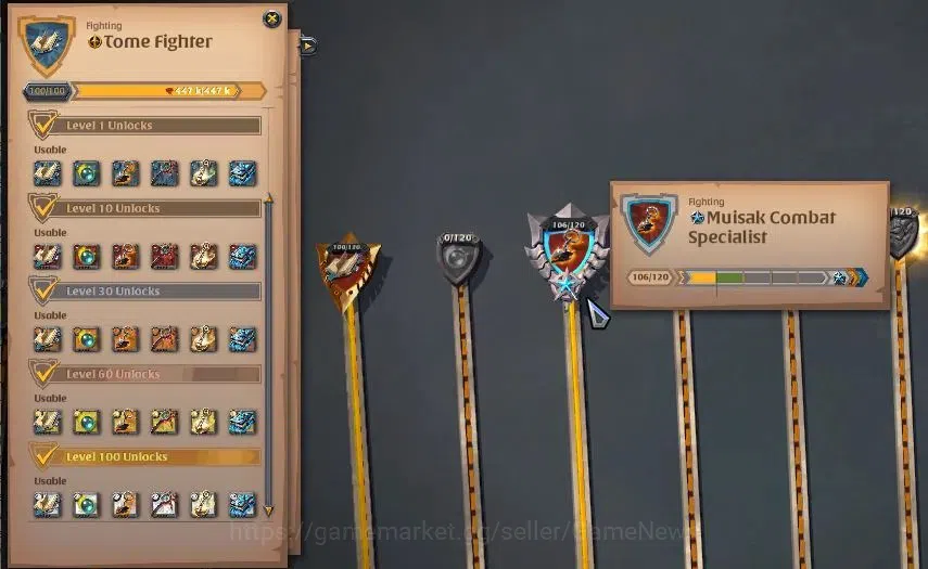 Albion Online Accounts ASIA|68,6M Total Fame|Cursed Staff Lv 102|ReadyPVP image 16