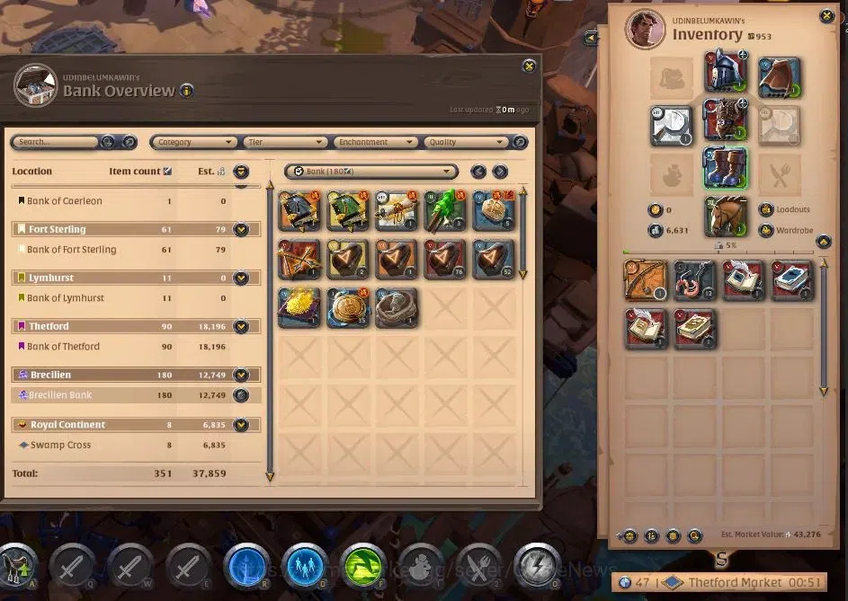 Albion Online Accounts ASIA|68,6M Total Fame|Cursed Staff Lv 102|ReadyPVP image 2