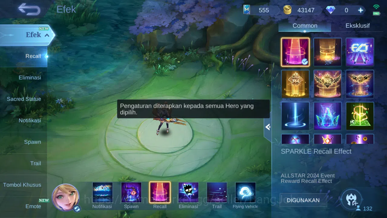 Mobile Legends: Bang Bang Accounts Hero 132 Skin 226 | Annual Lesley | Lightborn Aluc image 12