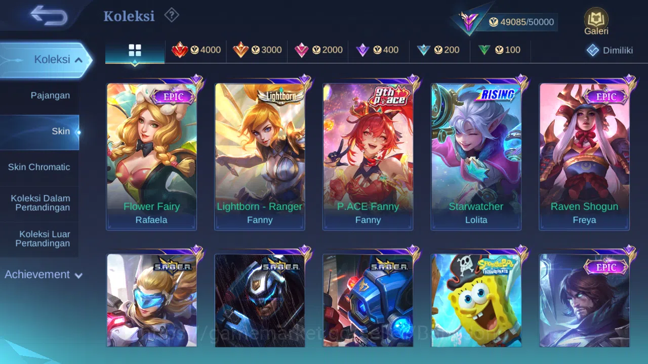 Mobile Legends: Bang Bang Accounts Hero 132 Skin 226 | Annual Lesley | Lightborn Aluc image 4