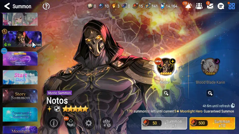 Epic Seven Accounts Mid-Tier GLOBAL Unverif|7 ML(DCorvus, LC Bellona, CLilias, SSez, Etc)+ Rinak, Fenne,etc|PoH+Bles ON|14K 7