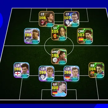 eFootball Accounts Legends & Iconic Players 4 MANAGER BOOSTER | COLECTIVE 3211+, BIGTIME G BALE OLD x LEGEND  PATO x XABI