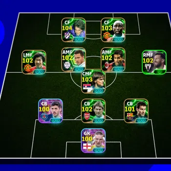 eFootball Accounts Legends & Iconic Players EFOOTBALL 2026 | EPIC ANDY COLE, G BATISTUTA,DRAGAN SNOJOVIK,P JIN SUNG, 3