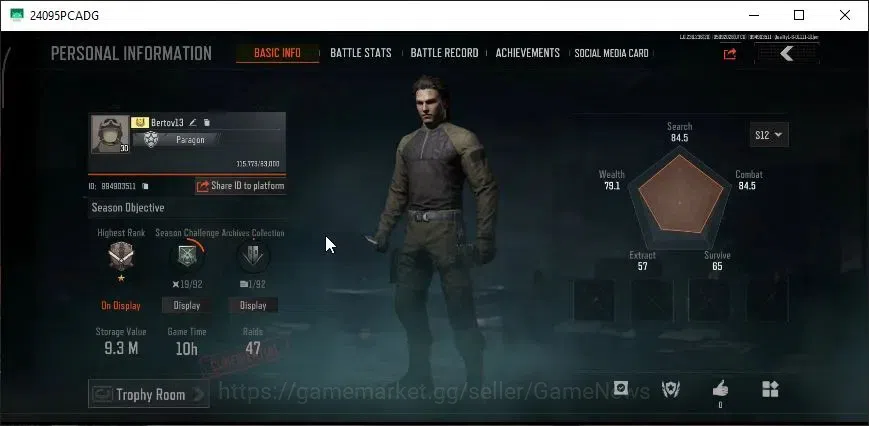 Arena Breakout Accounts MOBILE Lv30|SV 9,3M|CV 8,6M|AKS-74U QS,AK-12 GM,Fo image 2