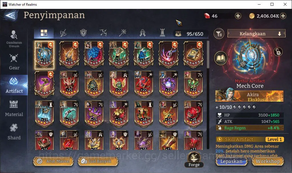 Watcher of Realms Accounts Global 60X|Lv66|2,4M Power|6 Lord[SolcadensA1,Rive image 10
