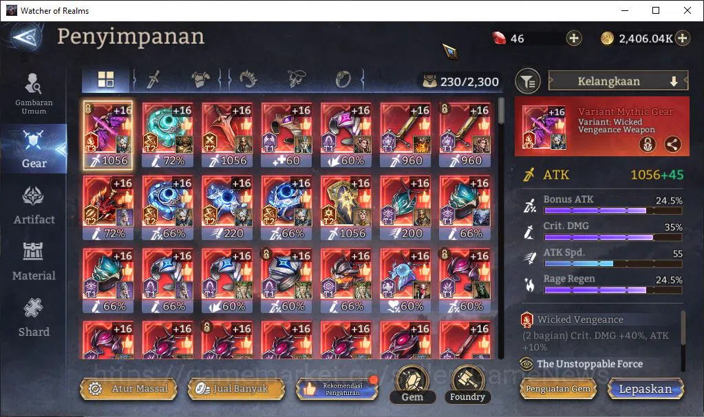 Watcher of Realms Accounts Global 60X|Lv66|2,4M Power|6 Lord[SolcadensA1,Rive image 11