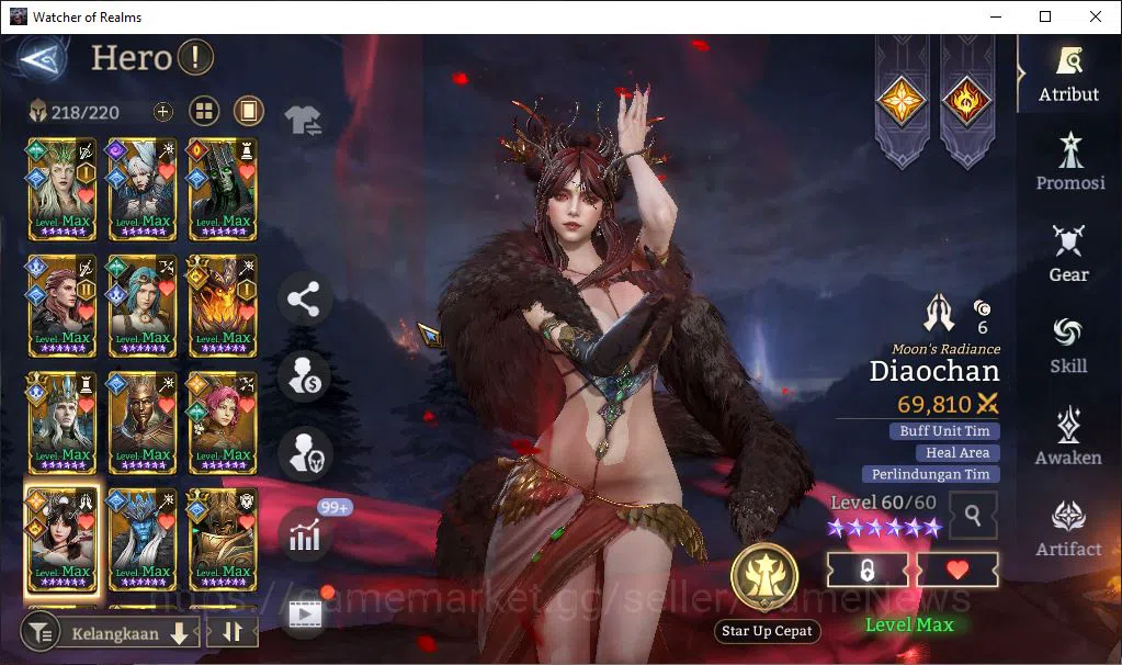 Watcher of Realms Accounts Global 60X|Lv66|2,4M Power|6 Lord[SolcadensA1,Rive image 18