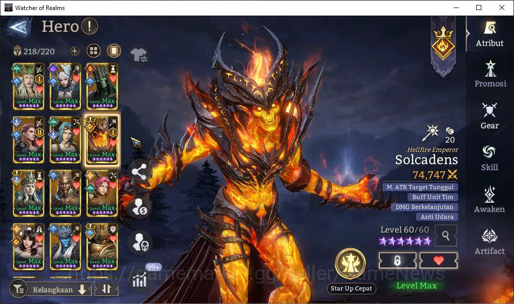 Watcher of Realms Accounts Global 60X|Lv66|2,4M Power|6 Lord[SolcadensA1,Rive image 19