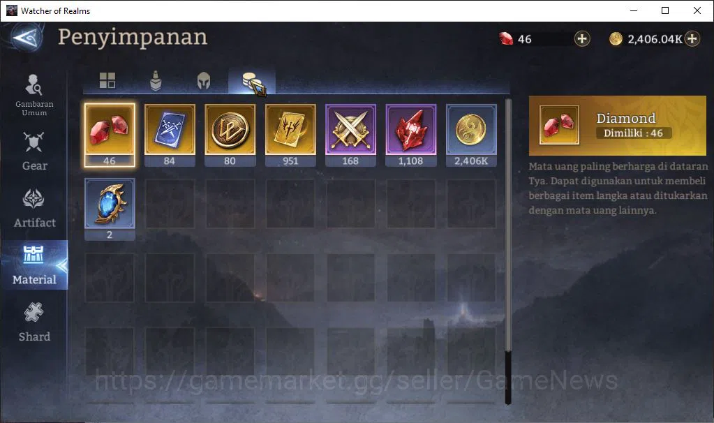Watcher of Realms Accounts Global 60X|Lv66|2,4M Power|6 Lord[SolcadensA1,Rive image 7