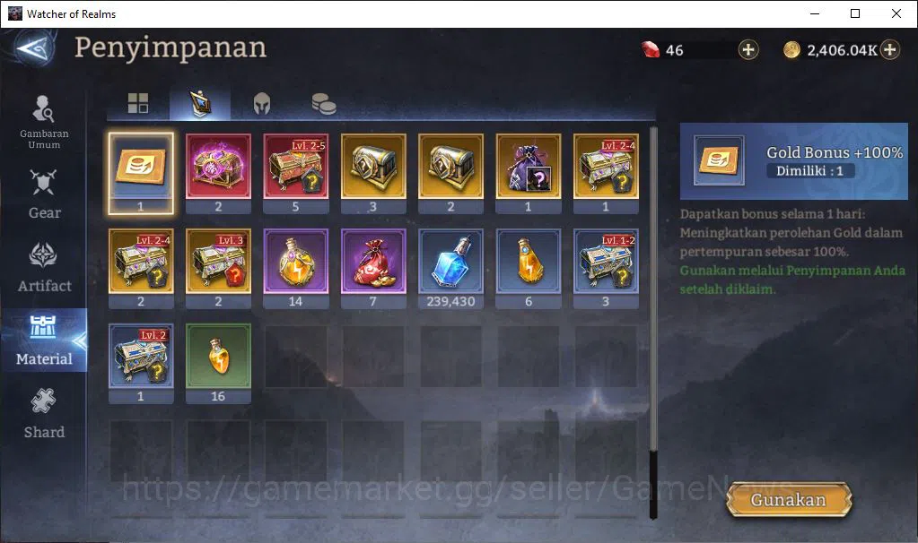 Watcher of Realms Accounts Global 60X|Lv66|2,4M Power|6 Lord[SolcadensA1,Rive image 9