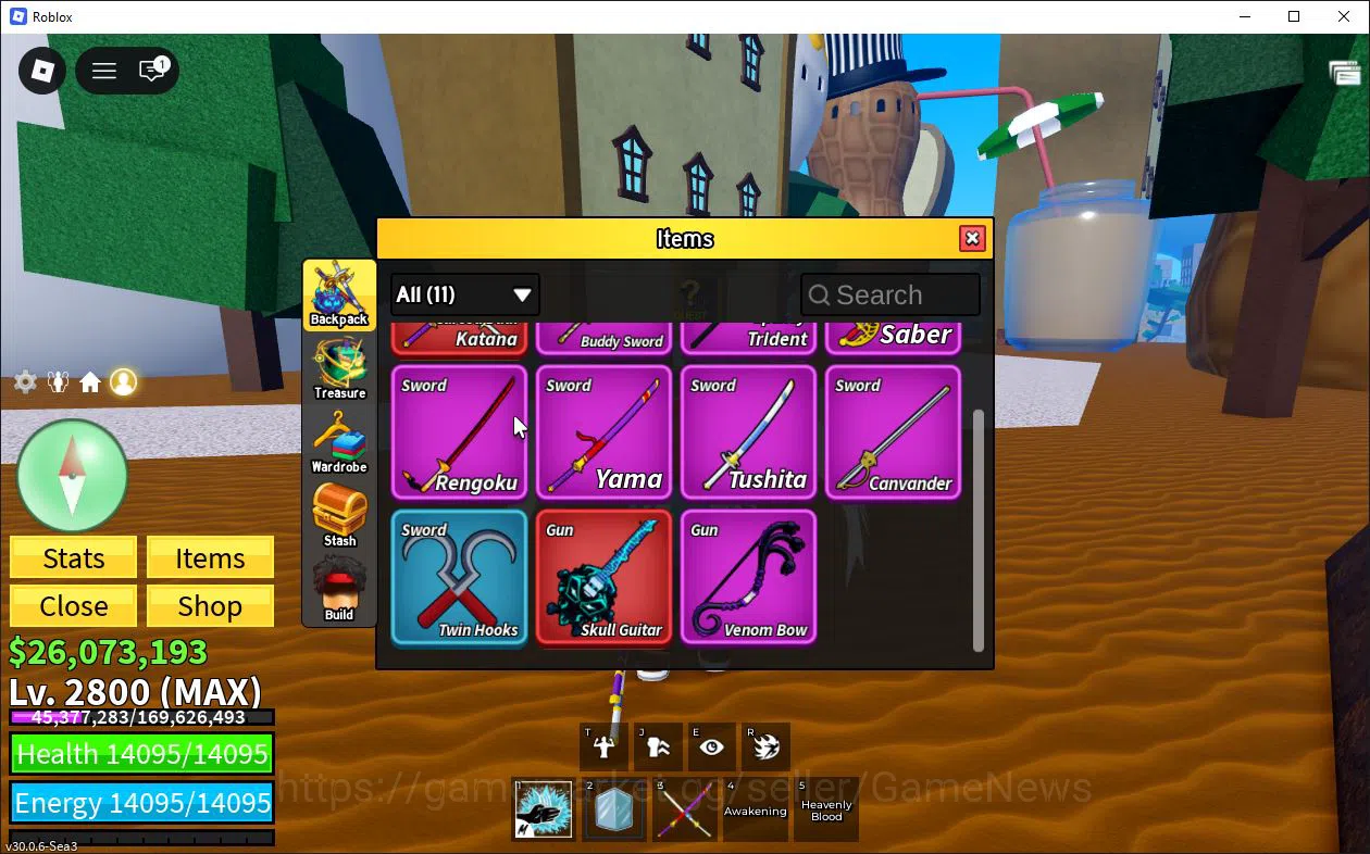 Roblox Accounts Blox Fruit|Lv 2800| Angel V4| 2 Myth WP (Dual Kata image 2