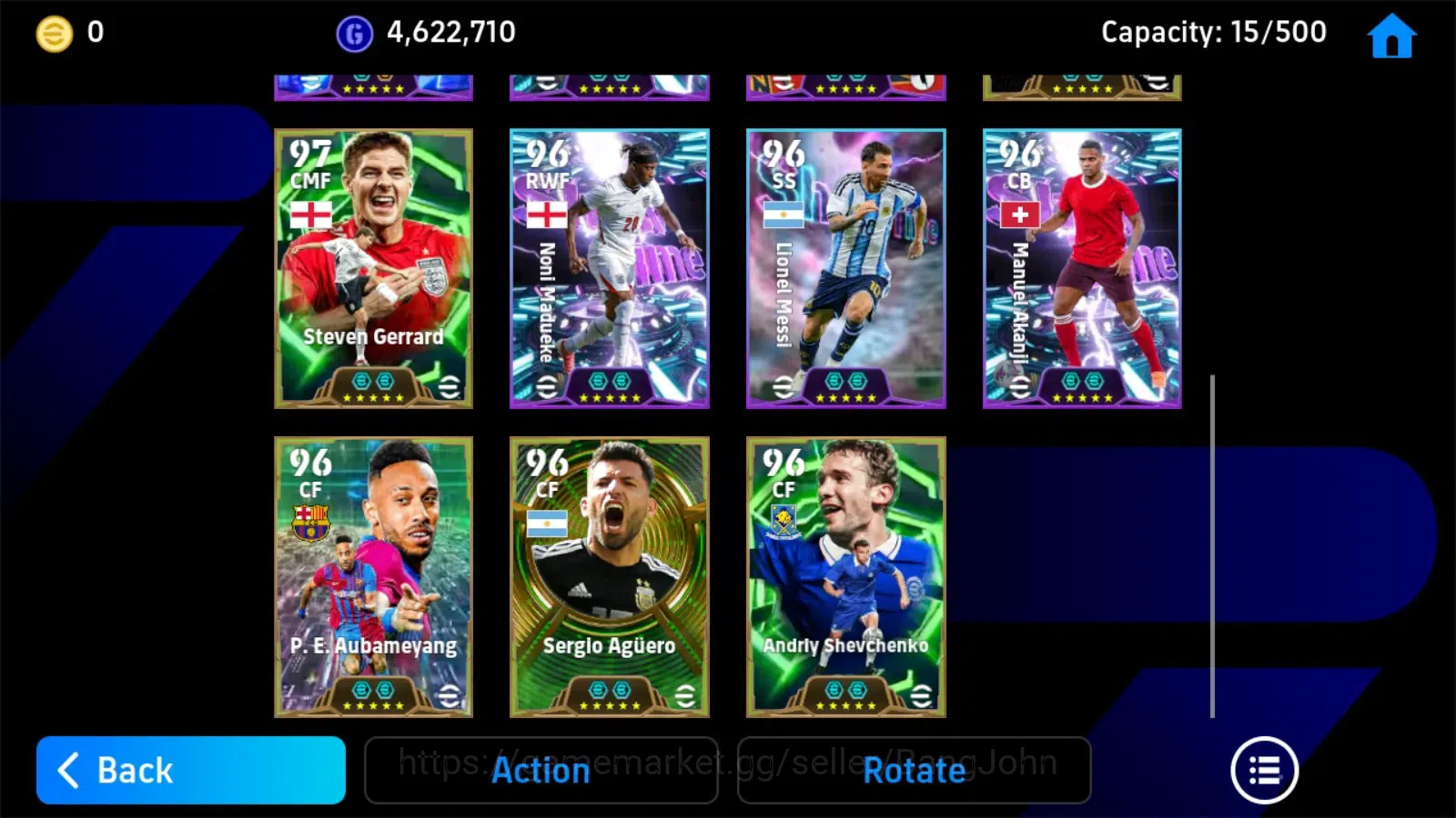 eFootball Accounts Legends & Iconic Players Android|PW3202|Molses Calcedo ShowT,Neymar Jr Epic,Luis Suarez Epic,Kaka 1