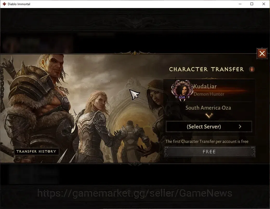 Diablo Immortal Accounts SA-Oza|CS ON|Lv60(654)|Demon Hunter|40,2K CR|Reso  image 2