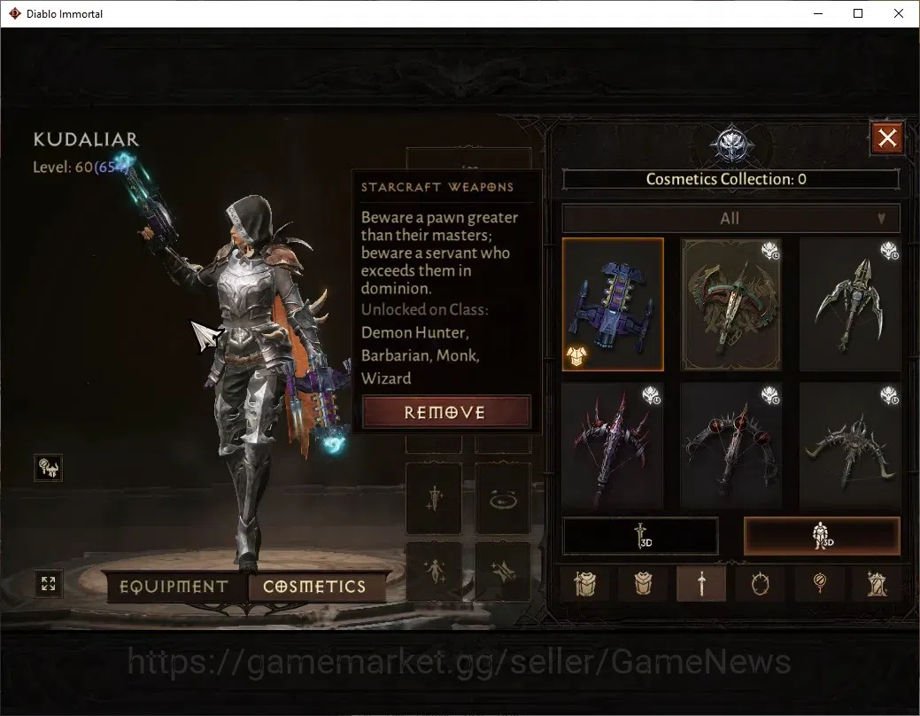 Diablo Immortal Accounts SA-Oza|CS ON|Lv60(654)|Demon Hunter|40,2K CR|Reso  image 8