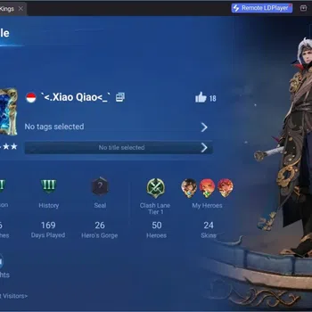 Honor of Kings Accounts Rare Skin Global | 50H 24S |Legedn Lam|Legend Li Xin|Event Exclusive Zhuangzi|Worldly Liu Bei|More