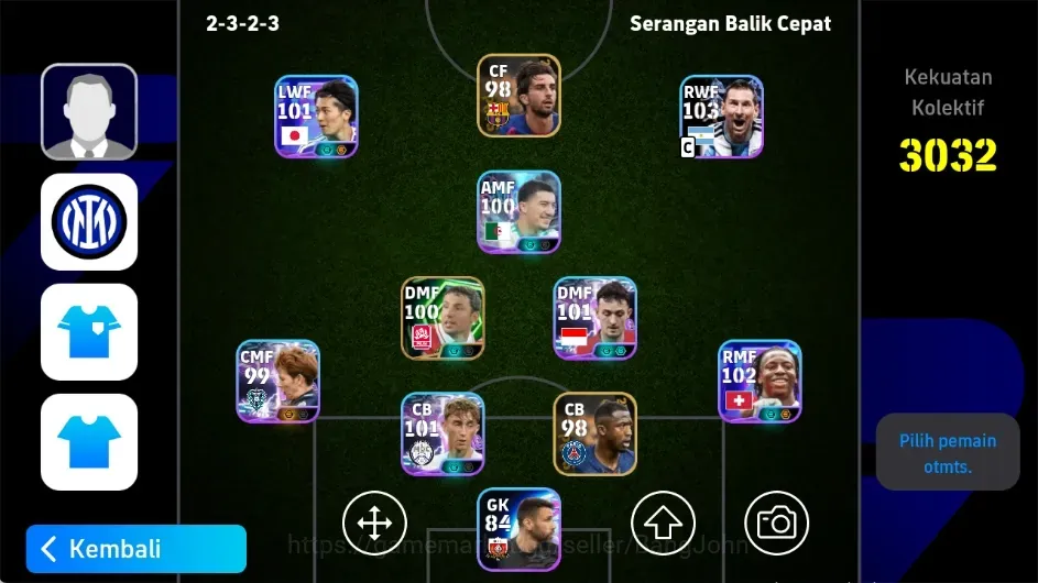 eFootball Accounts Others Android|PW 3032|Epic VanBommel,Showtime Kubo Nakamura Manzambi MikiTomoya 1
