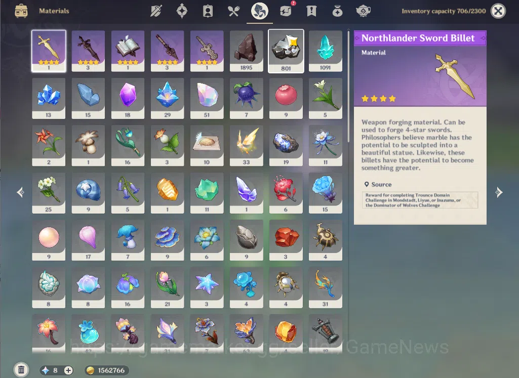 Genshin Impact Accounts ASIA|AR 56|8 Limited+4(*5WEP)|(Nefer,Furina)+Sign, image 13