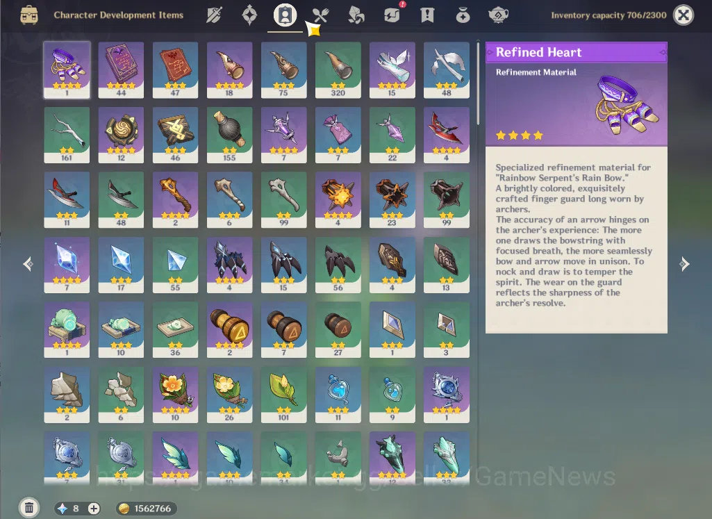 Genshin Impact Accounts ASIA|AR 56|8 Limited+4(*5WEP)|(Nefer,Furina)+Sign, image 14