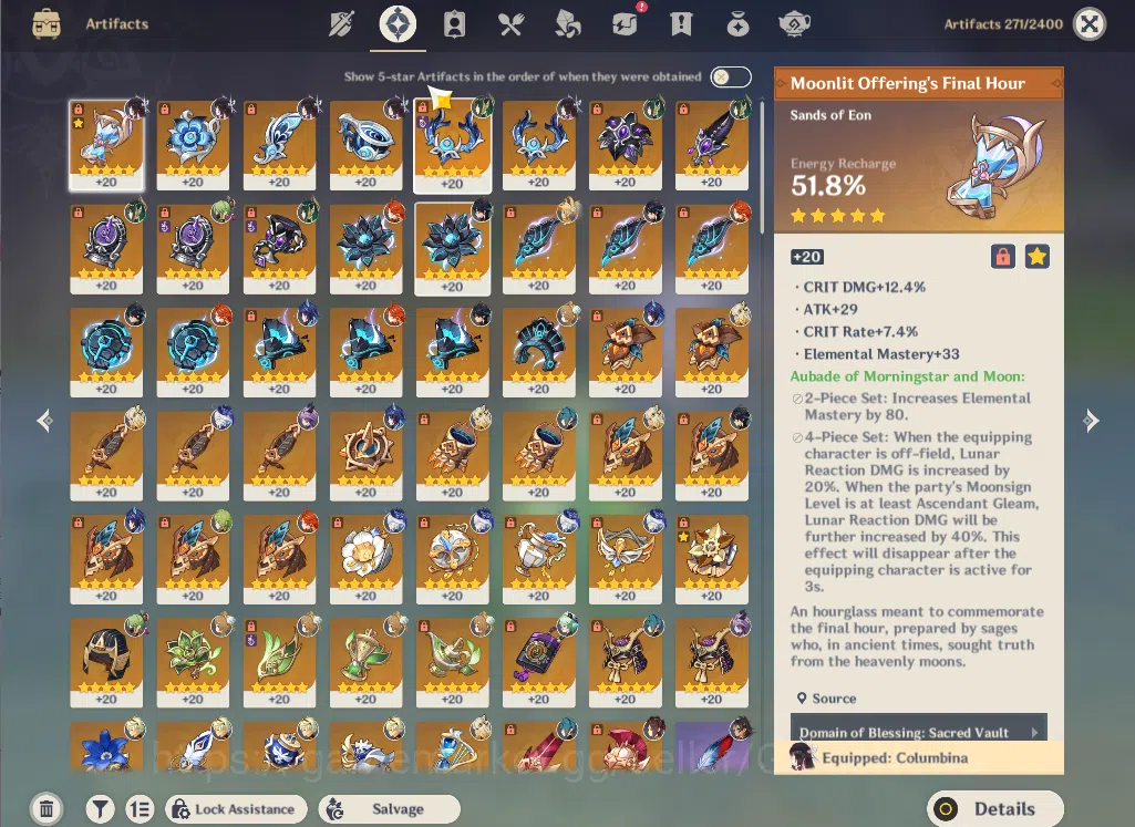 Genshin Impact Accounts ASIA|AR 56|8 Limited+4(*5WEP)|(Nefer,Furina)+Sign, image 15
