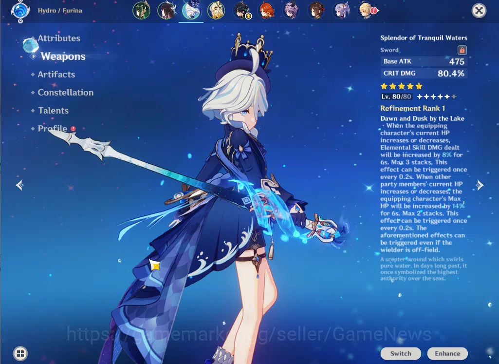 Genshin Impact Accounts ASIA|AR 56|8 Limited+4(*5WEP)|(Nefer,Furina)+Sign, image 17