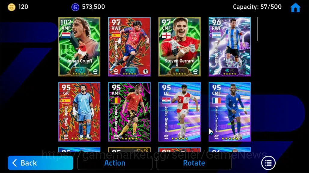 eFootball Accounts Android|Epic Johan Cruyff,Steven Gerrard,Show Time image 5