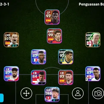 eFootball Accounts Legends & Iconic Players Mobile | PW2933 |Andres Iniesta Big T, Gregor Kobel Show T, Lionel Messi Show T